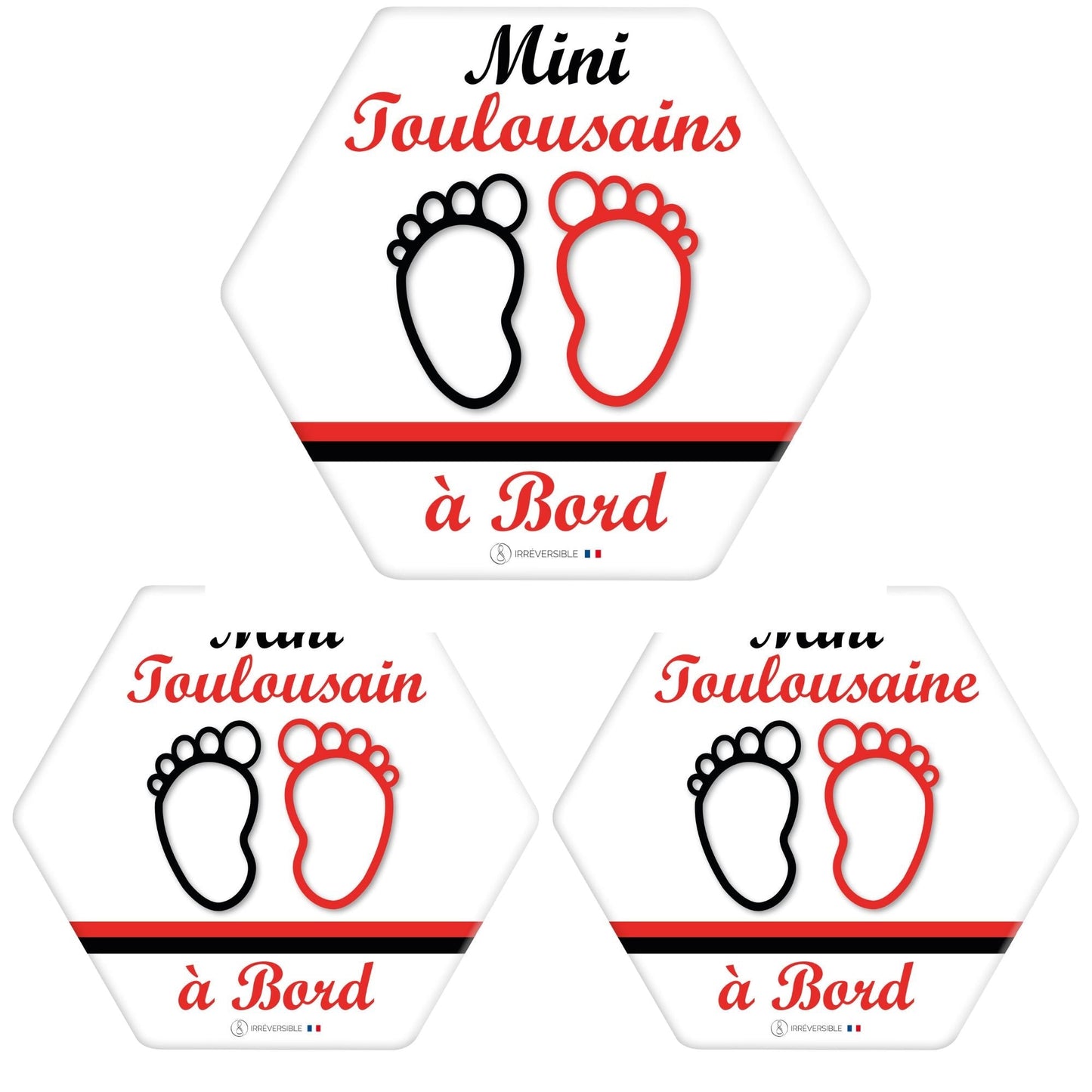 Adhésif bébé à bord - Mini Toulousain(e)