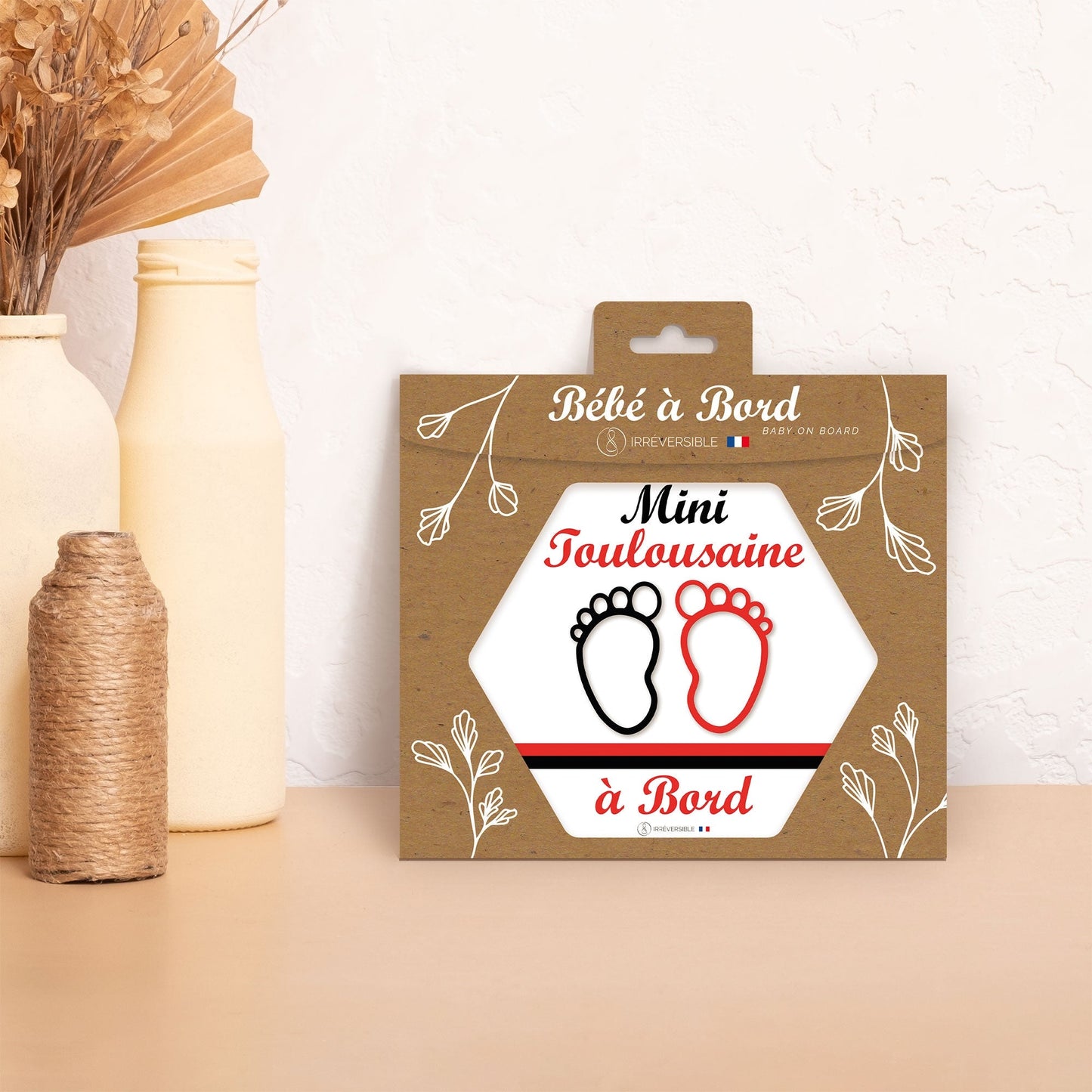 Adhésif bébé à bord - Mini Toulousain(e)