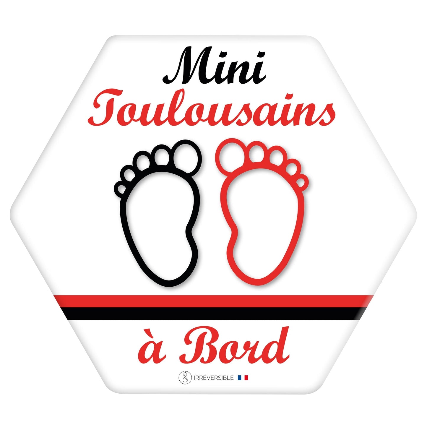 Adhésif bébé à bord - Mini Toulousain(e)