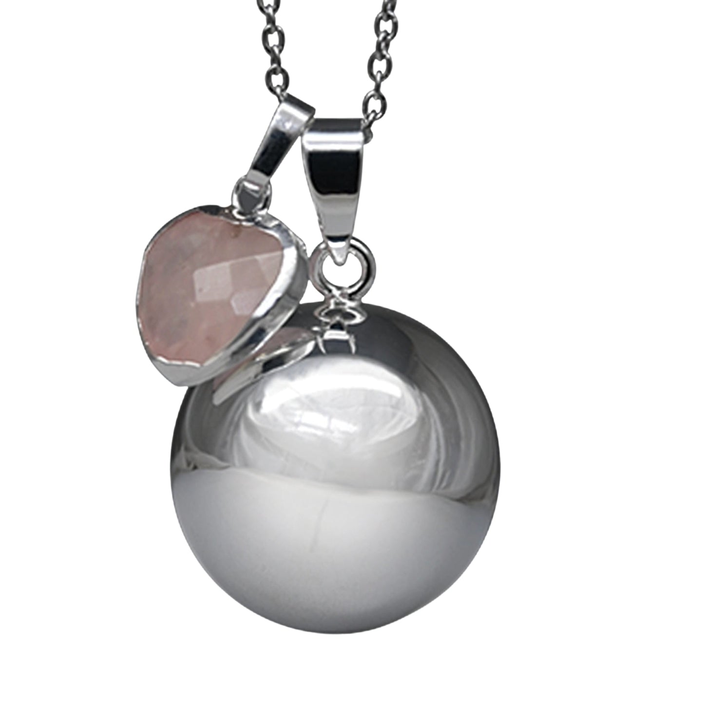 Bola de grossesse - Cœur Quartz rose
