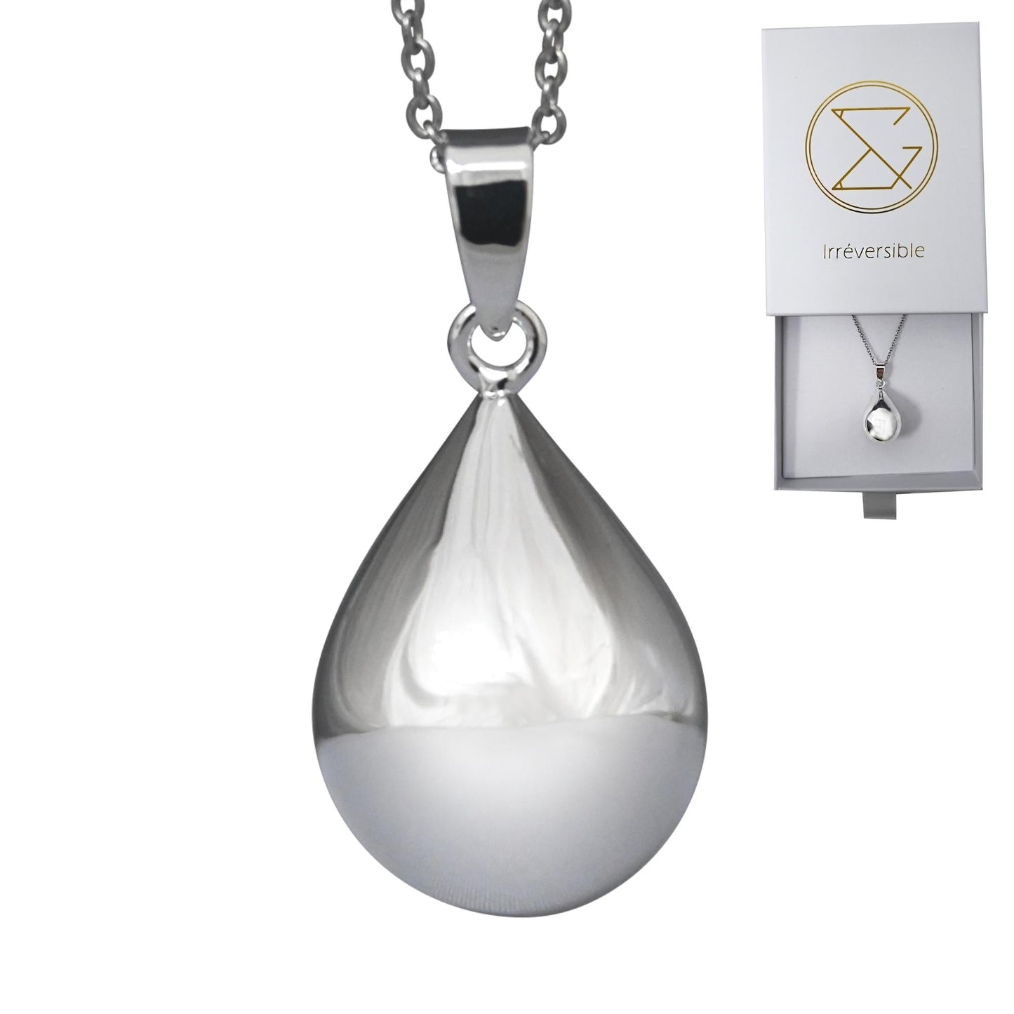 Bola de Grossesse - Sacha Colliers Bola 100% Plaqué Argent, Allaitement, Bola, Goute, Argent