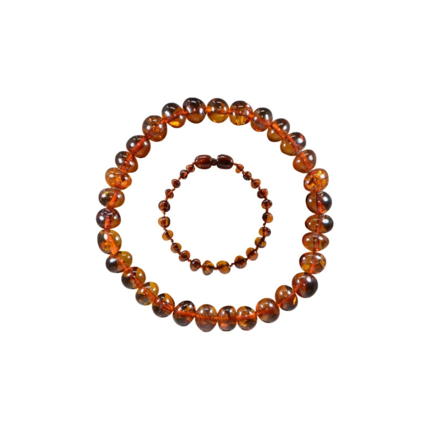 Maman / Papa & Bébé: Box Bracelets D’ambre - Cognac Box Ambre et Pierres Naturelles