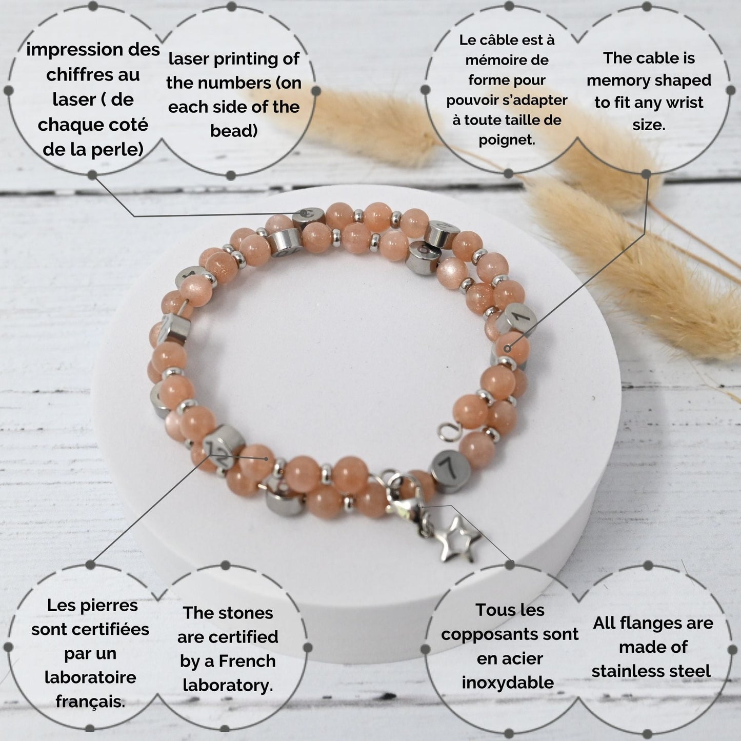 Bracelet D’allaitement - Pierre Du Soleil Bracelets Allaitement Allaitement, Bracelet, Bracelet Biberon, Maman
