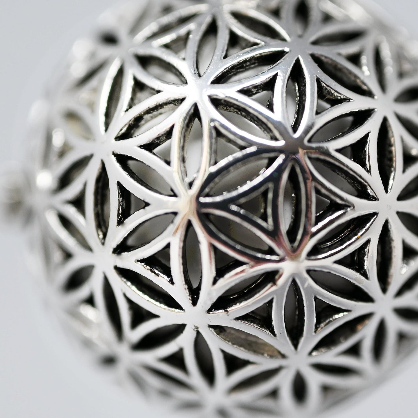 Bola de Grossesse - Lila Colliers Bola 100% Plaqué Argent, Bola, Cage, Collier, Collier