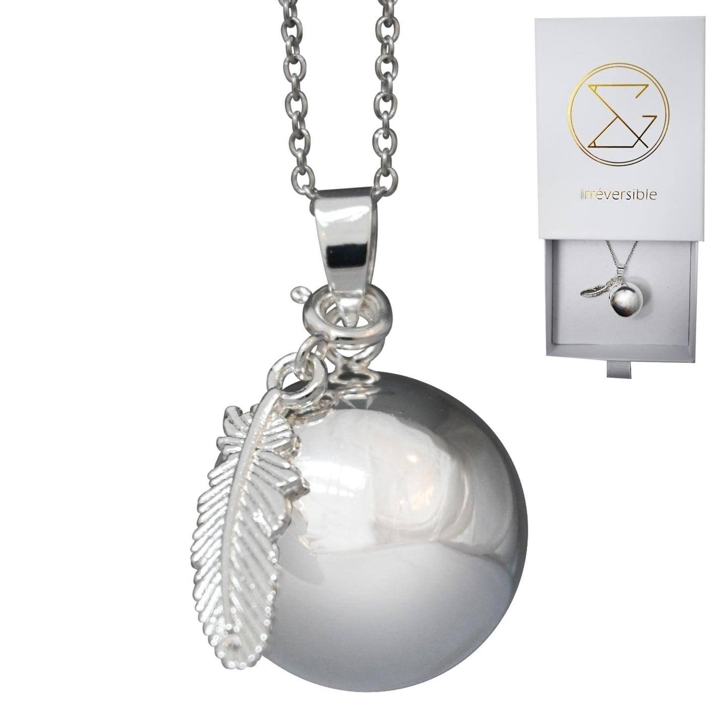 Bola de Grossesse - India Colliers Bola 100% Plaqué Argent, Bijou, Bijoux Maman, Bola, Grossesse