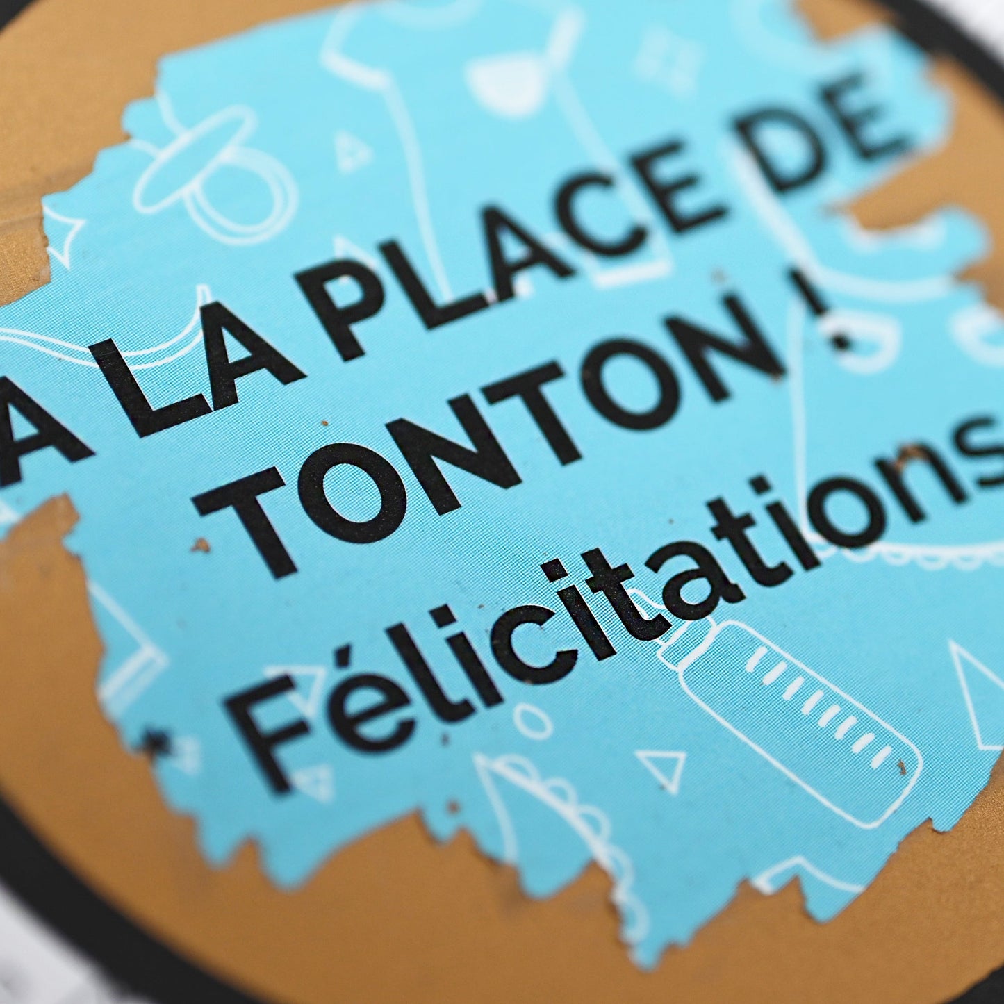 Carte à gratter - Tu vas être tonton