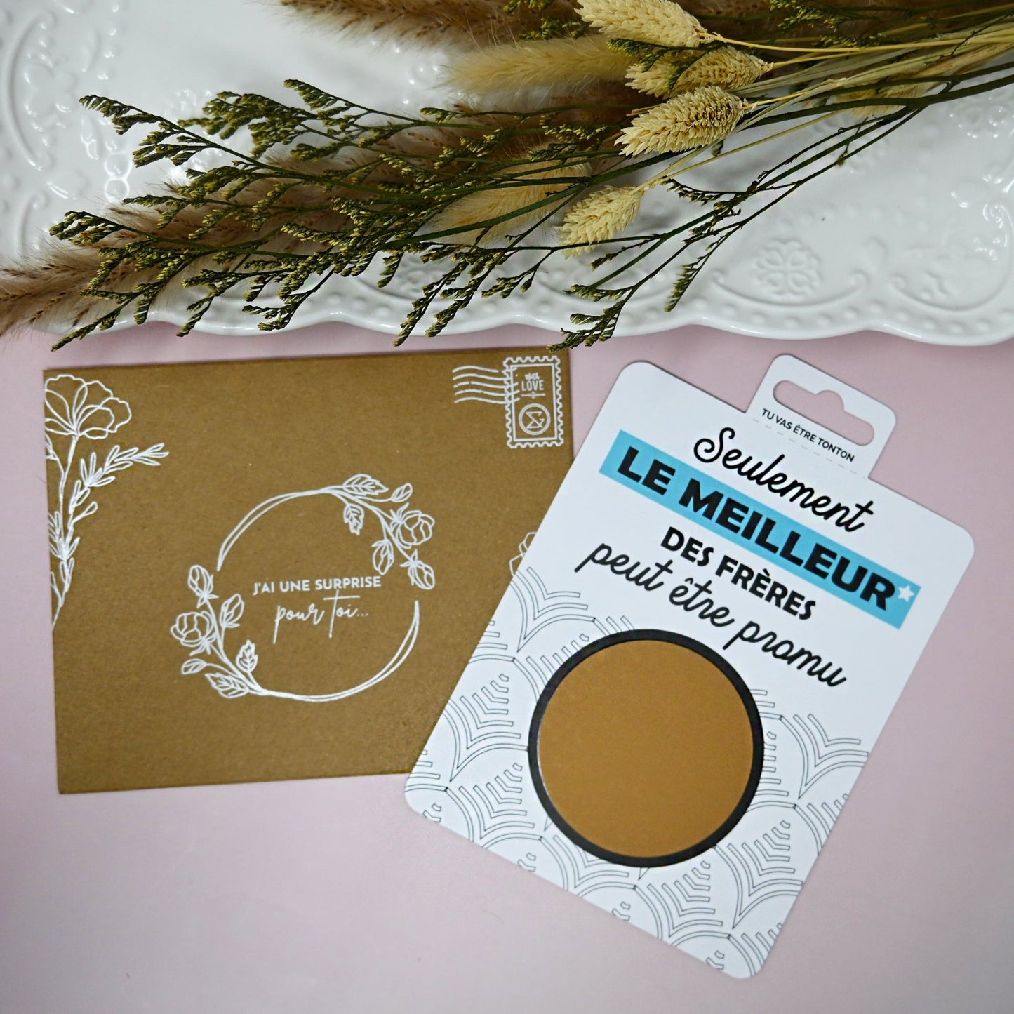 Carte à gratter - Tu vas être tonton