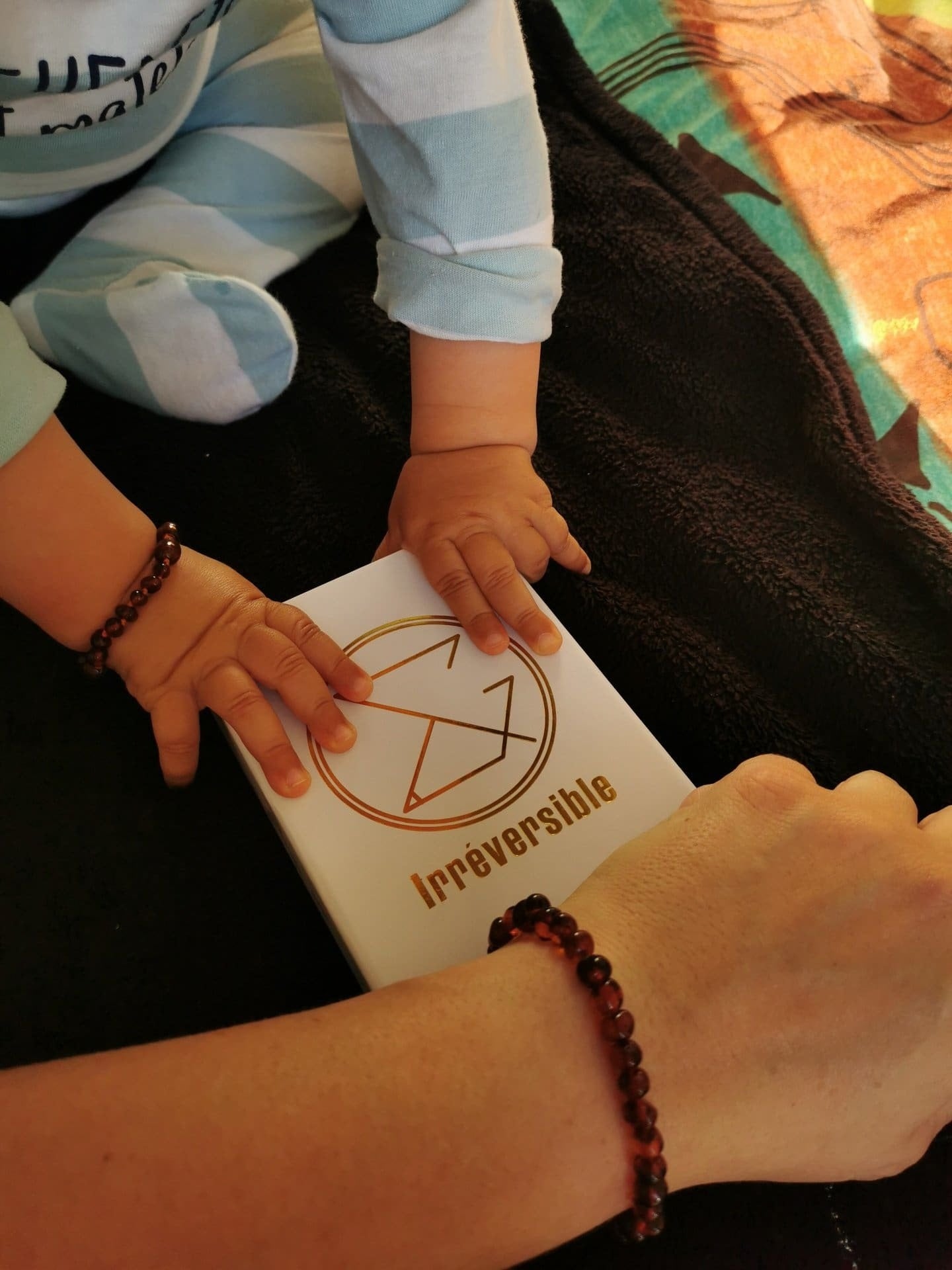 Maman / Papa & Bébé: Box Bracelets et Collier D’ambre - Cognac Box Ambre Pierres Naturelles