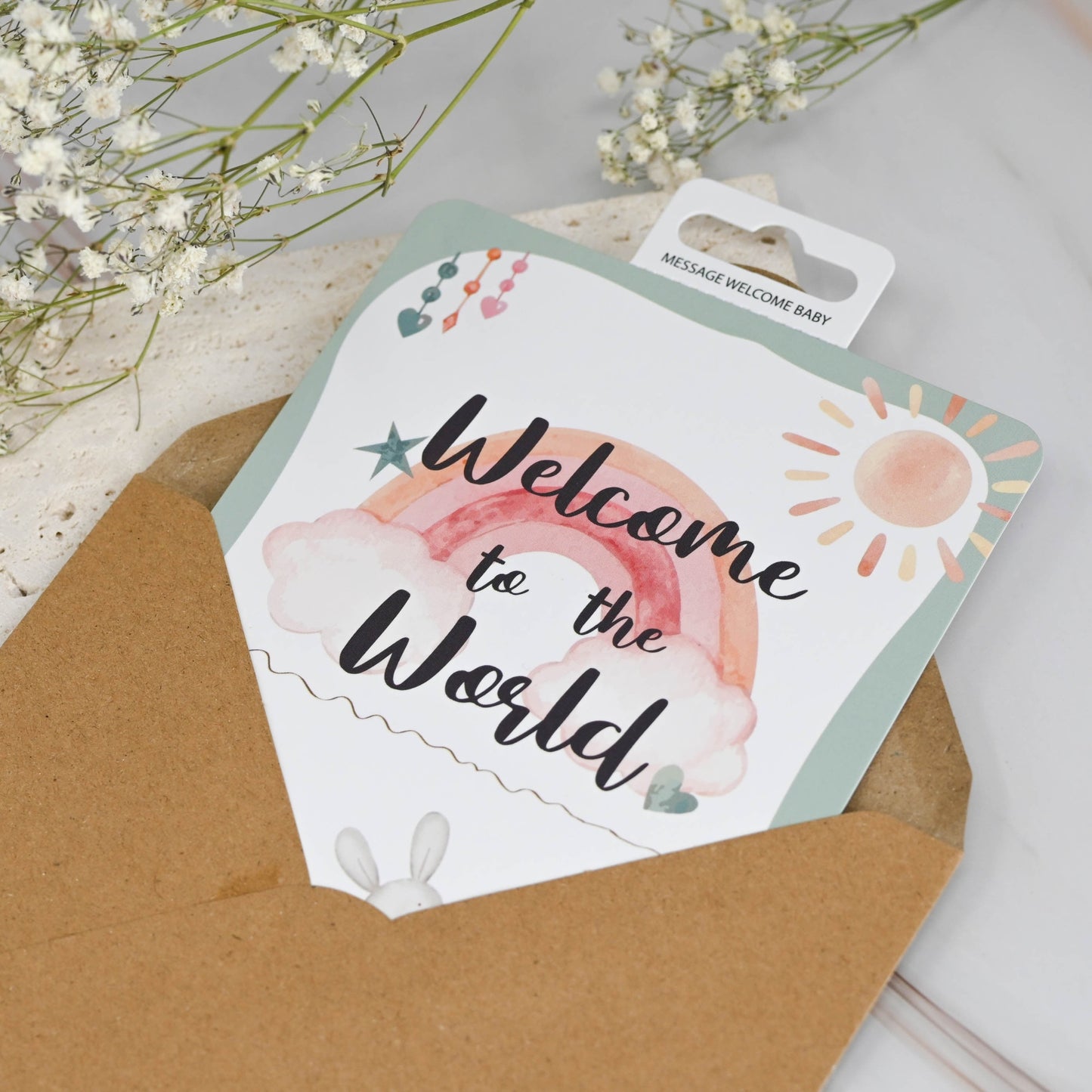 Carte à offrir « Welcome to the world »