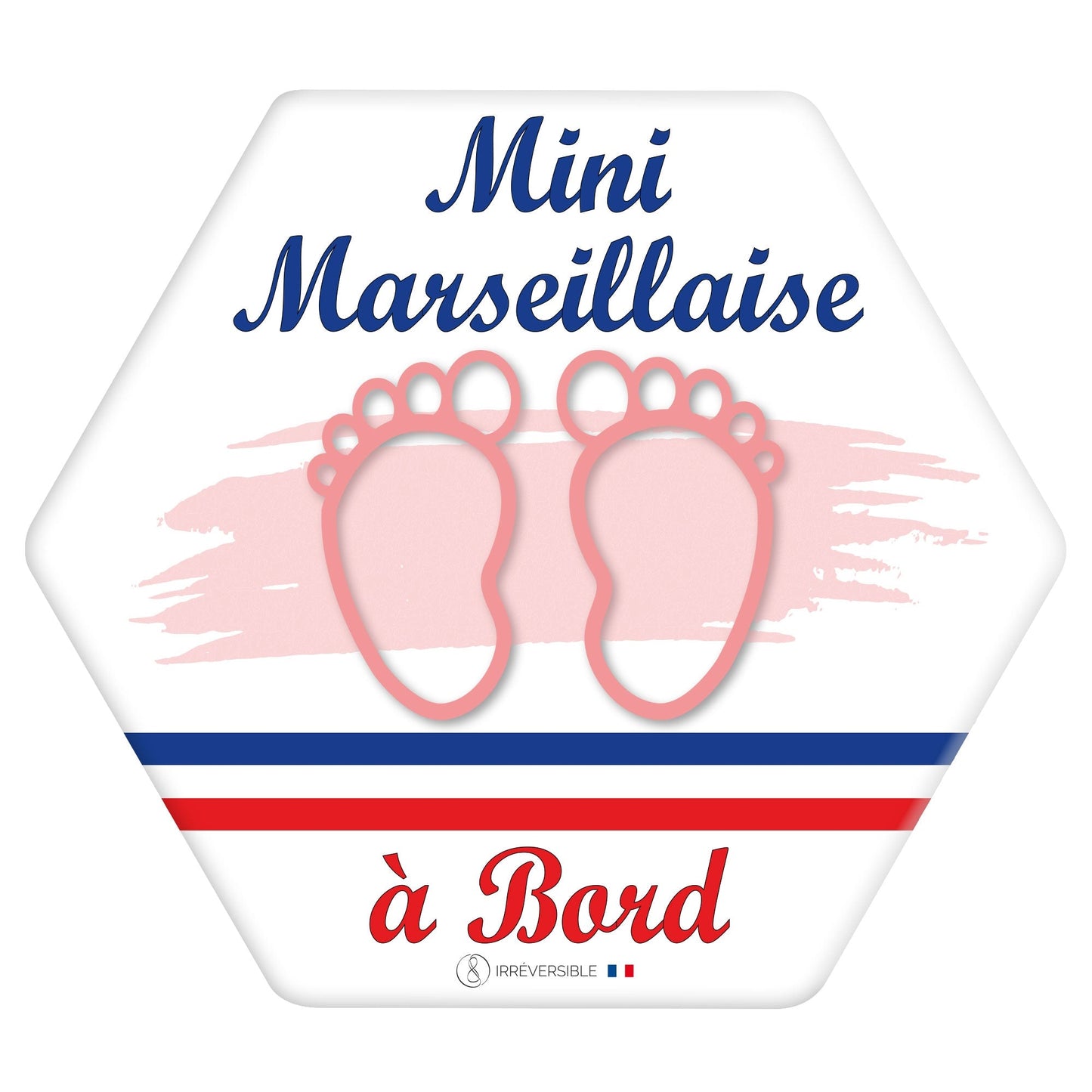 Adhésif bébé à bord - Mini Marseillais(e)