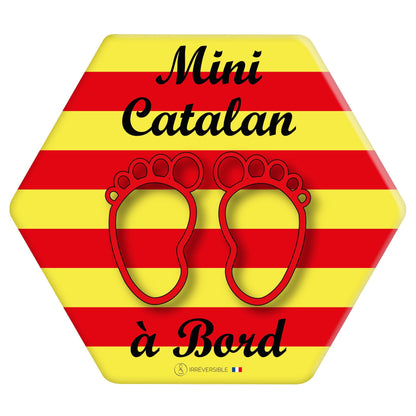 Adhésif bébé à bord - Mini Catalan(e)
