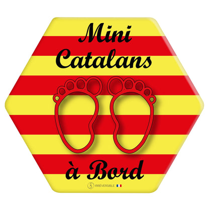 Adhésif bébé à bord - Mini Catalan(e)