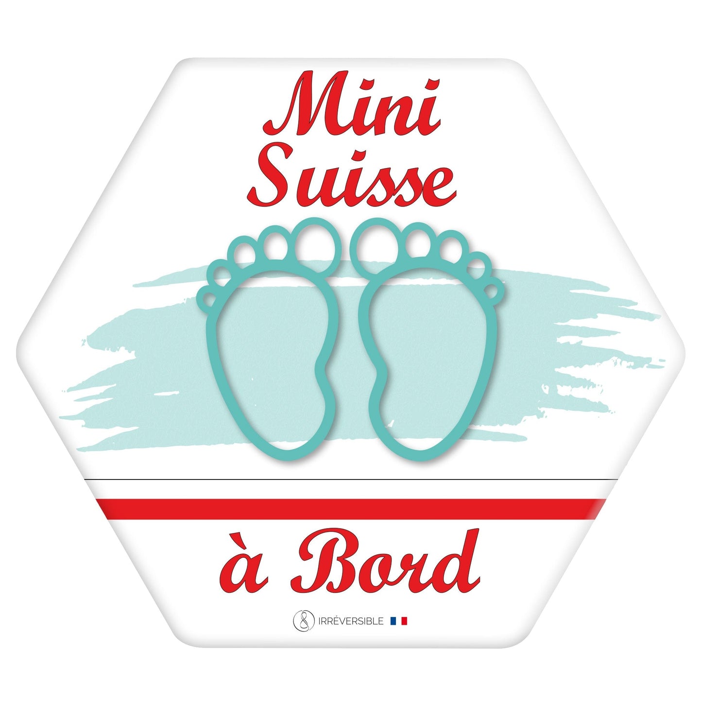 Adhésif bébé à bord - Mini Suisse