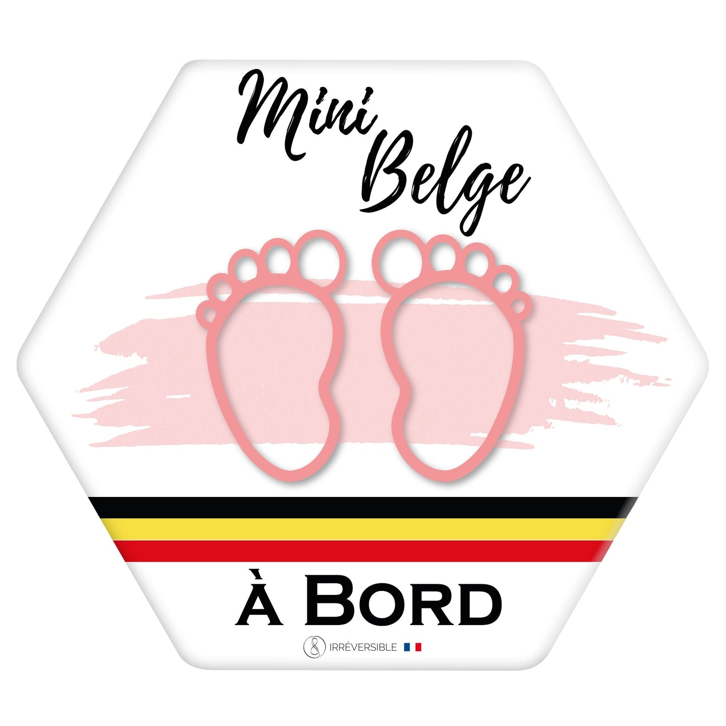 Adhésif bébé à bord Mixte - Mini Belge