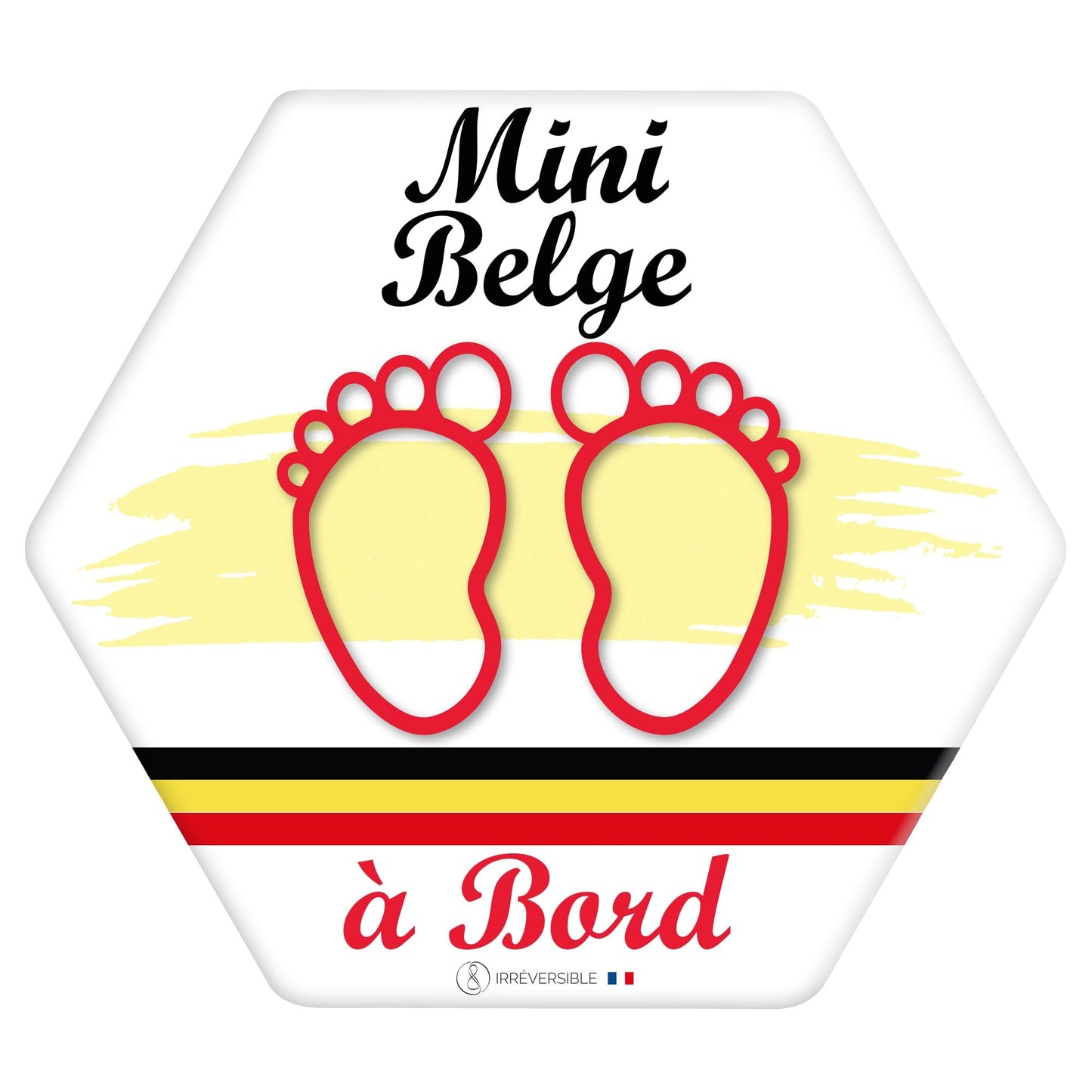 Adhésif bébé à bord Mixte - Mini Belge