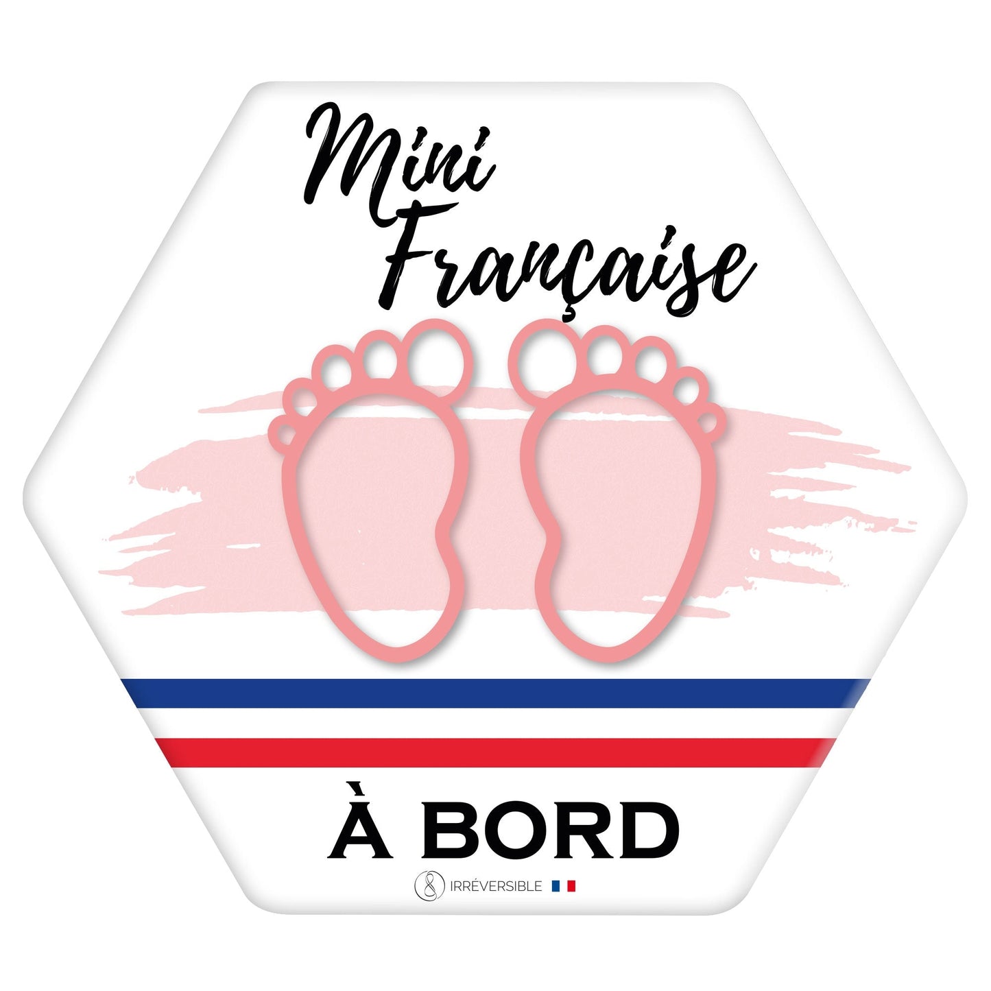 Autocollant symbole bébé à bord français