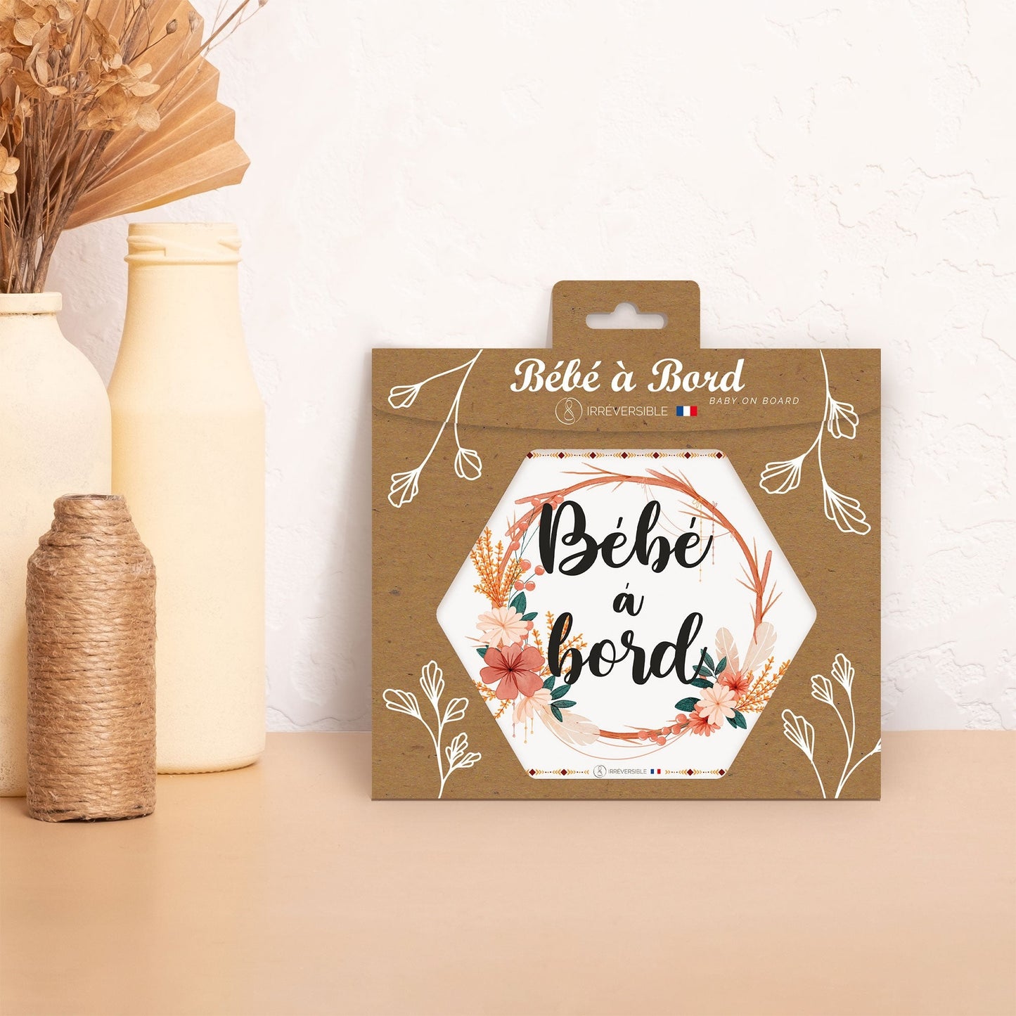 bebe a bord boheme boho  idee cadeau naissance 