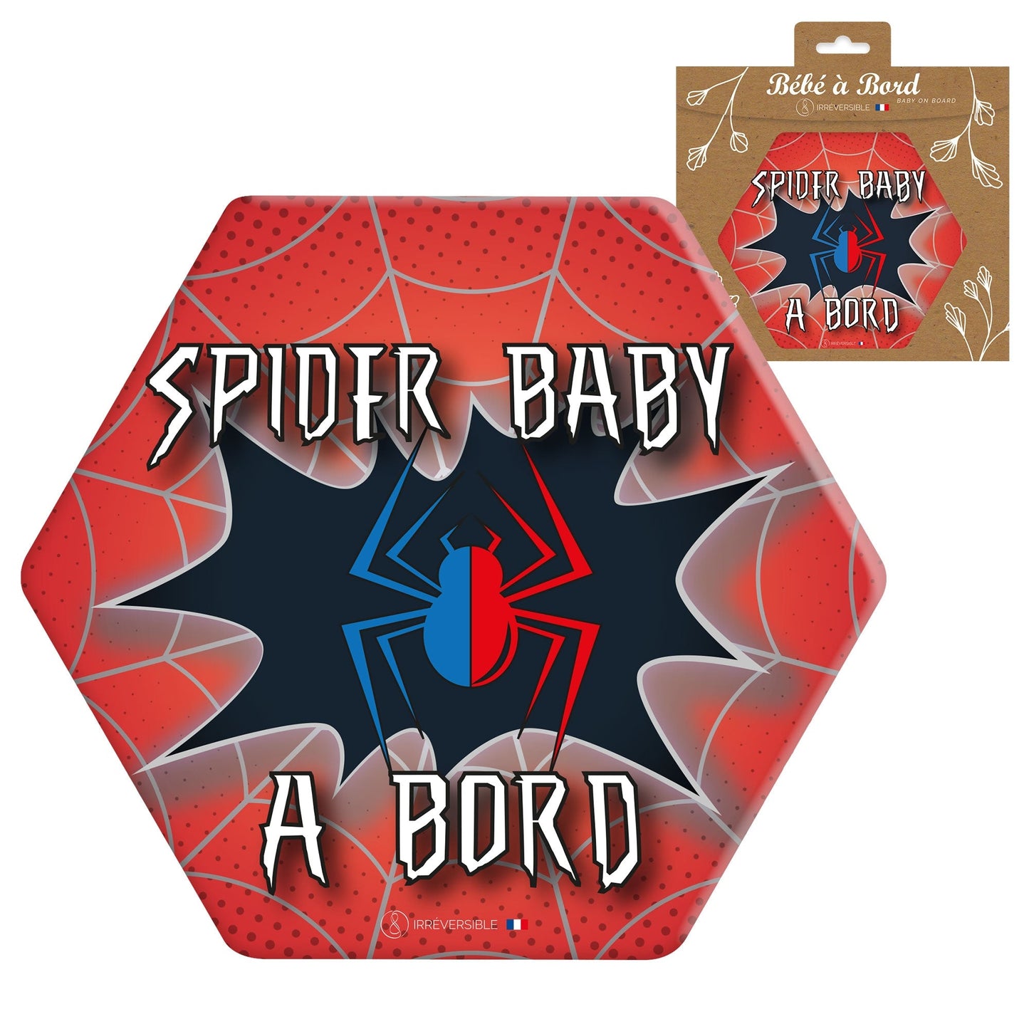 Adhésif / Autocollant bébé à bord - Spider baby