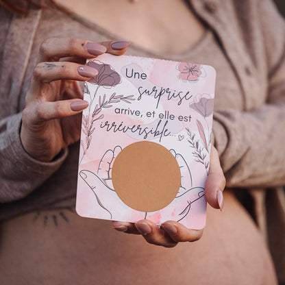 Carte à gratter - Annonce de grossesse