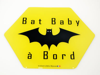 Adhésif Bébé À Bord - Bat Baby Doming Autocollant Bebe A Personnalisé Pour Voiture Stickers Ventouse
