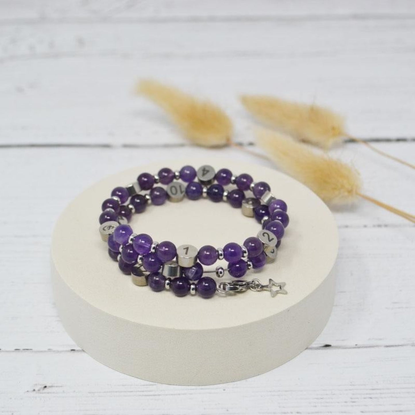 Bracelet D’allaitement - Améthyste Violette Bracelets Allaitement