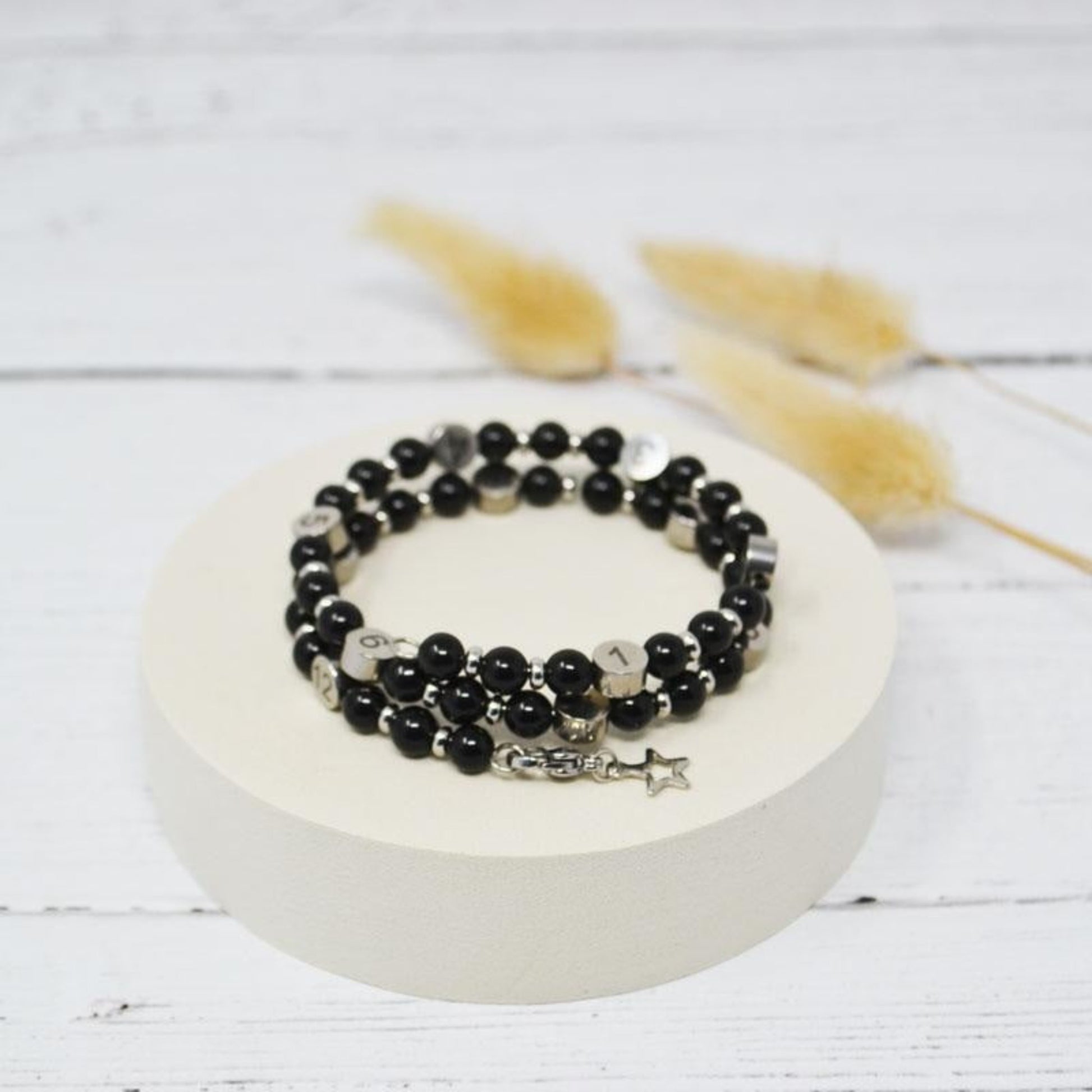 Bracelet D’allaitement - Obsidienne Noir Bracelets Allaitement
