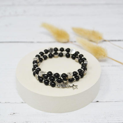 Bracelet D’allaitement - Obsidienne Noir Bracelets Allaitement